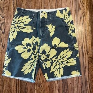 Denim & Supply Floral Cargo Shorts